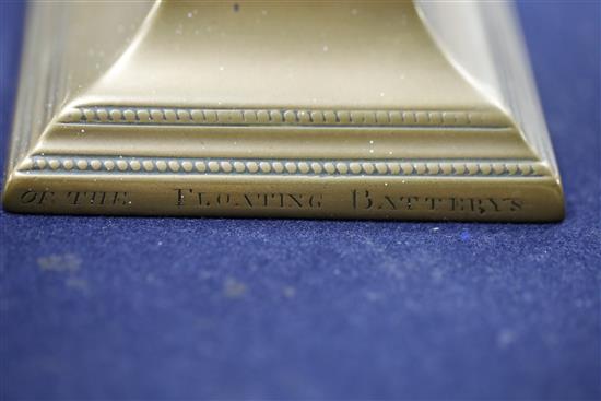 A pair of George III gun metal candlesticks, possibly cast by Christopher Pinchbeck Jnr. (1710-1783), height 11.75in.
